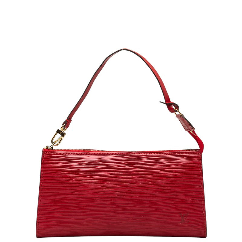 Louis Vuitton Epi Pochette Accessories Handbag Accessories Pochette M52957 Castilian Red Leather  Louis Vuitton