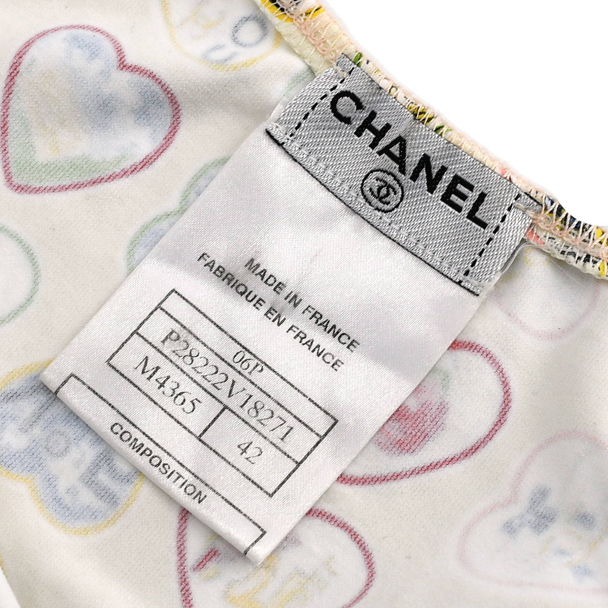 Chanel 2006 spring heart-print vest top 