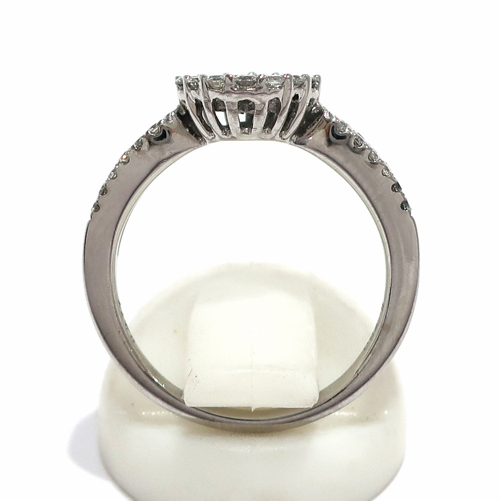 PONTE VECCHIO Diamond Ring Ring K18WG 11 White G 0.77ct Jewelry