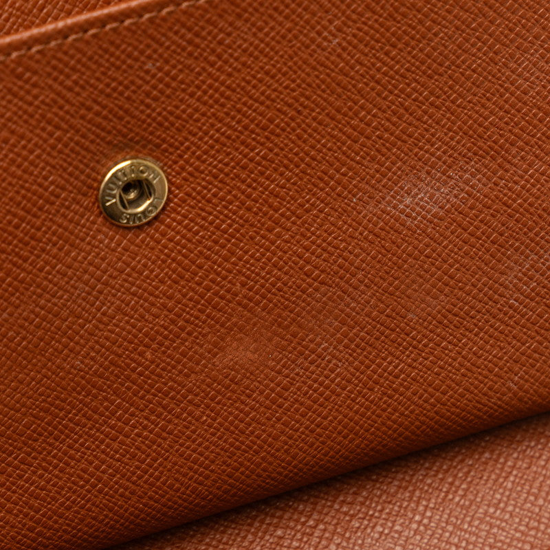 Louis Vuitton Monogram Porte Trezor Etui Papier Long Wallet M61202 Brown PVC Leather  Louis Vuitton  Trezor