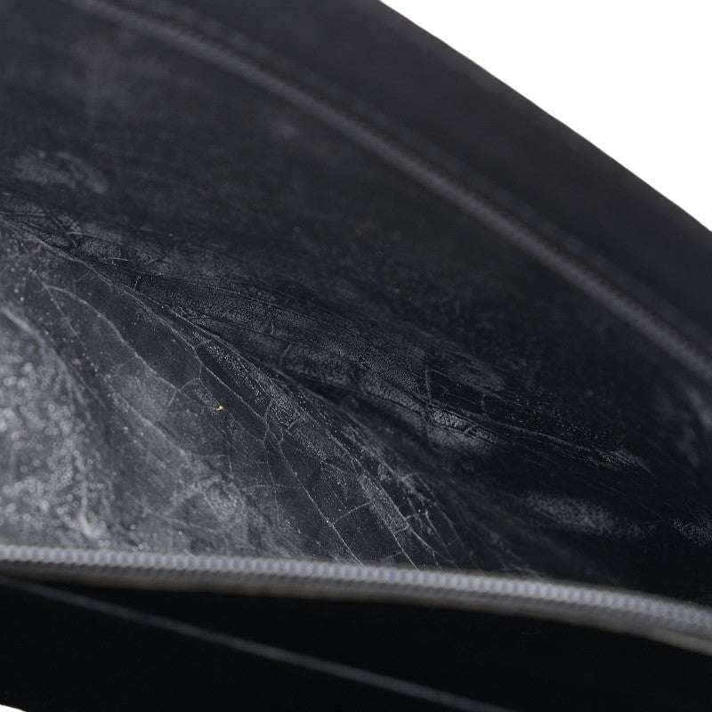 Louis Vuitton Epi Porte Document Handbag 2WAY M54462 Noir Black Leather  Louis Vuitton