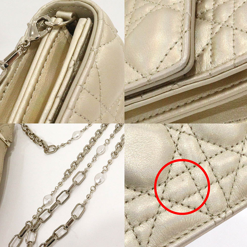 CHRISTIAN DIOR Mini Bag Chain Shoulder MISS DIOR Miss Dior S0980ONHN Lady  G Color Woman  2WAY Purchase Certificate Box