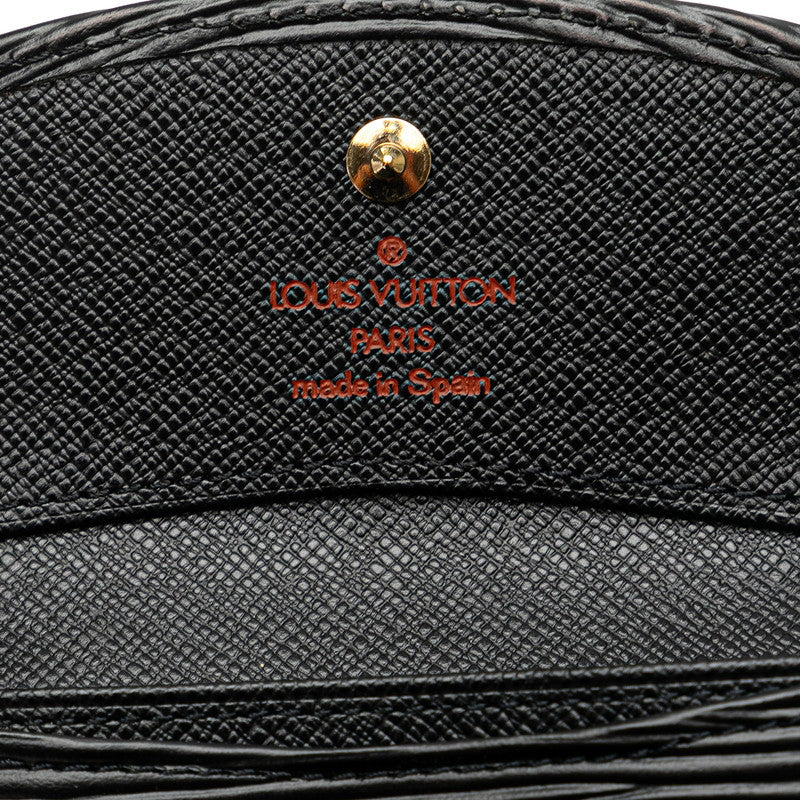 Louis Vuitton Epi Portemoney Sample Coin Case M63412 Noir Black Leather  Louis Vuitton