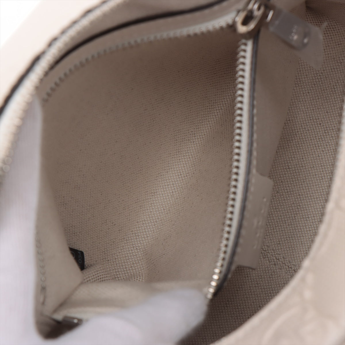 Gucci GG Embos Leather Shoulder Bag White 626363