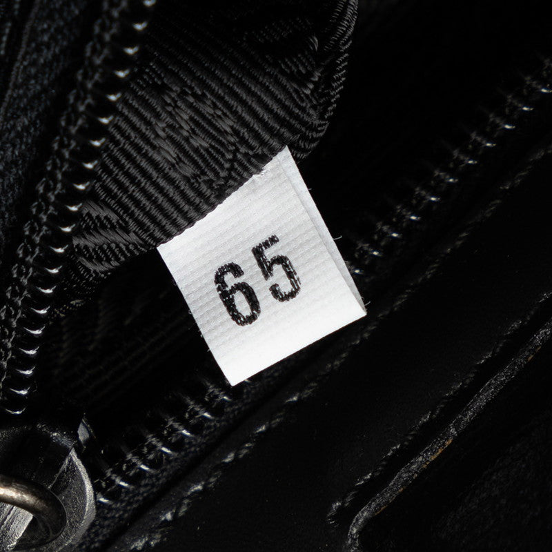 Prada Handbag B8385 Gr Black Wool Leather  Prada