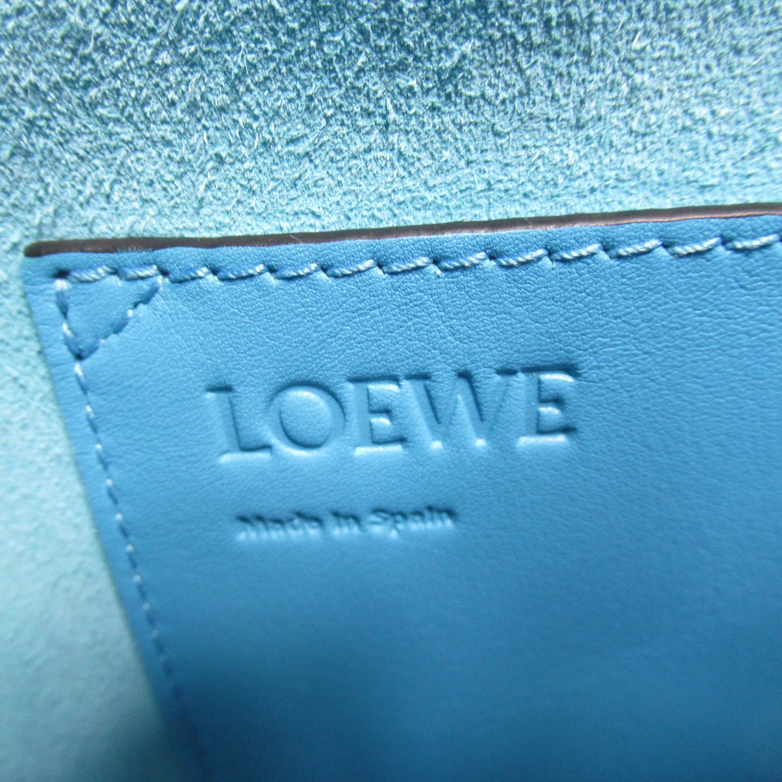 Loewe LOEWE Balloon Bag Shoulder Bag  Blue / Black 326 76AC30