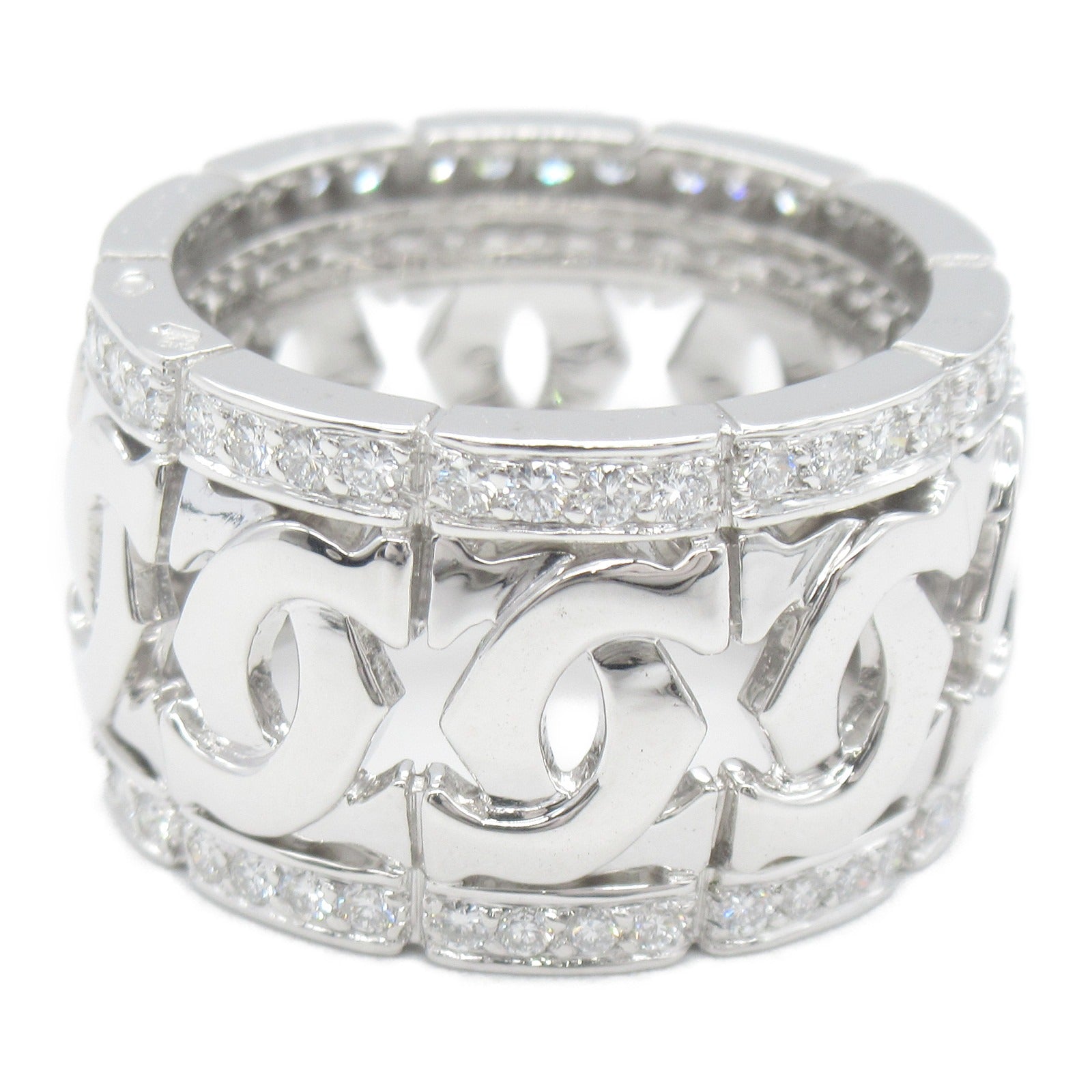 Cartier Andorra Diamond Ring Ring Ring Jewelry K18WG (White G) Diamond   Clear N4113900