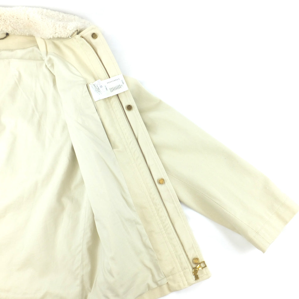 Louis Vuitton Monogram Boaden Jacket Size 46 Ivory Beige Logo Fashion RM231Q TZ0 HO5W Apparel  Dress