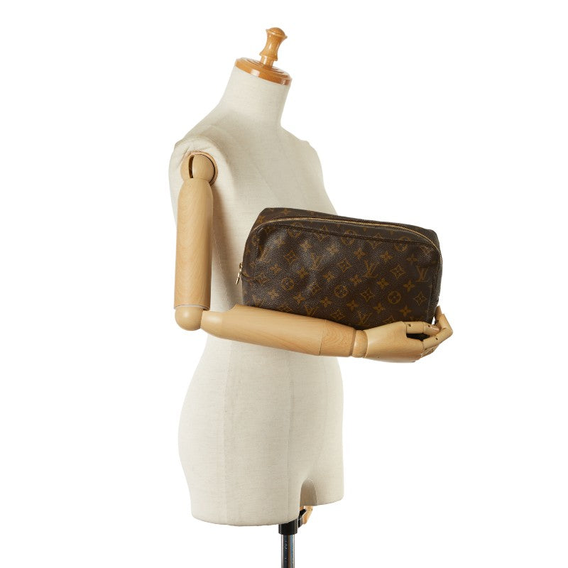 Louis Vuitton Monogram Trustee Wallet 28 Clutch Backpack M47522 Brown PVC  Louis Vuitton