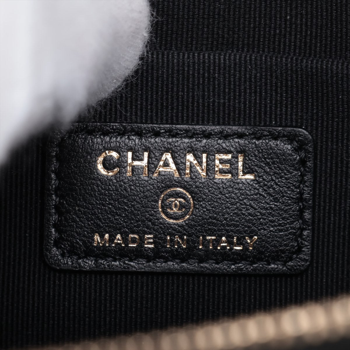 Chanel Matrasse  Chain Shoulder Bag Vanity Black G  31st