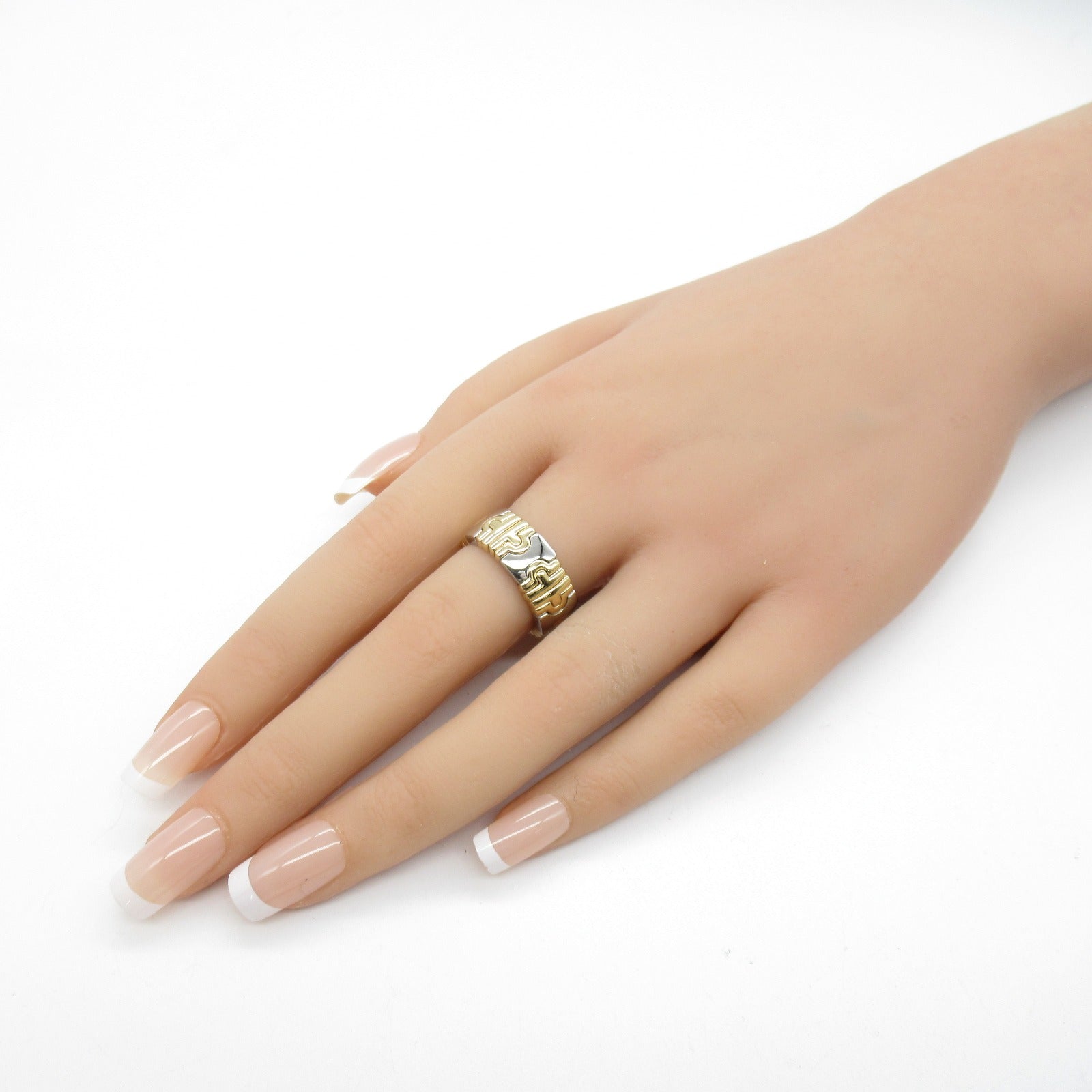 Bulgari BVLGARI Parentessy Ring Ring Jewelry K18 (Yellow G) Stainless Steel   Gold  (Big)