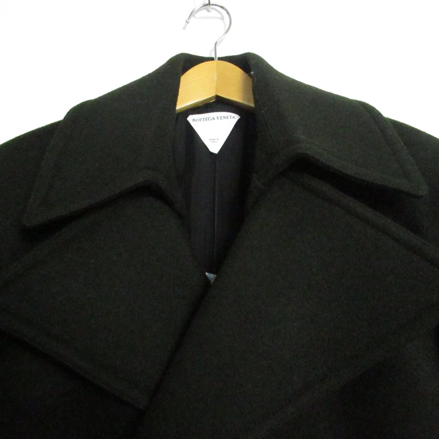 BOTTEGA VENETA Feltwall Short Coat  Wool Men Dark Green 756687V3FJ0218146