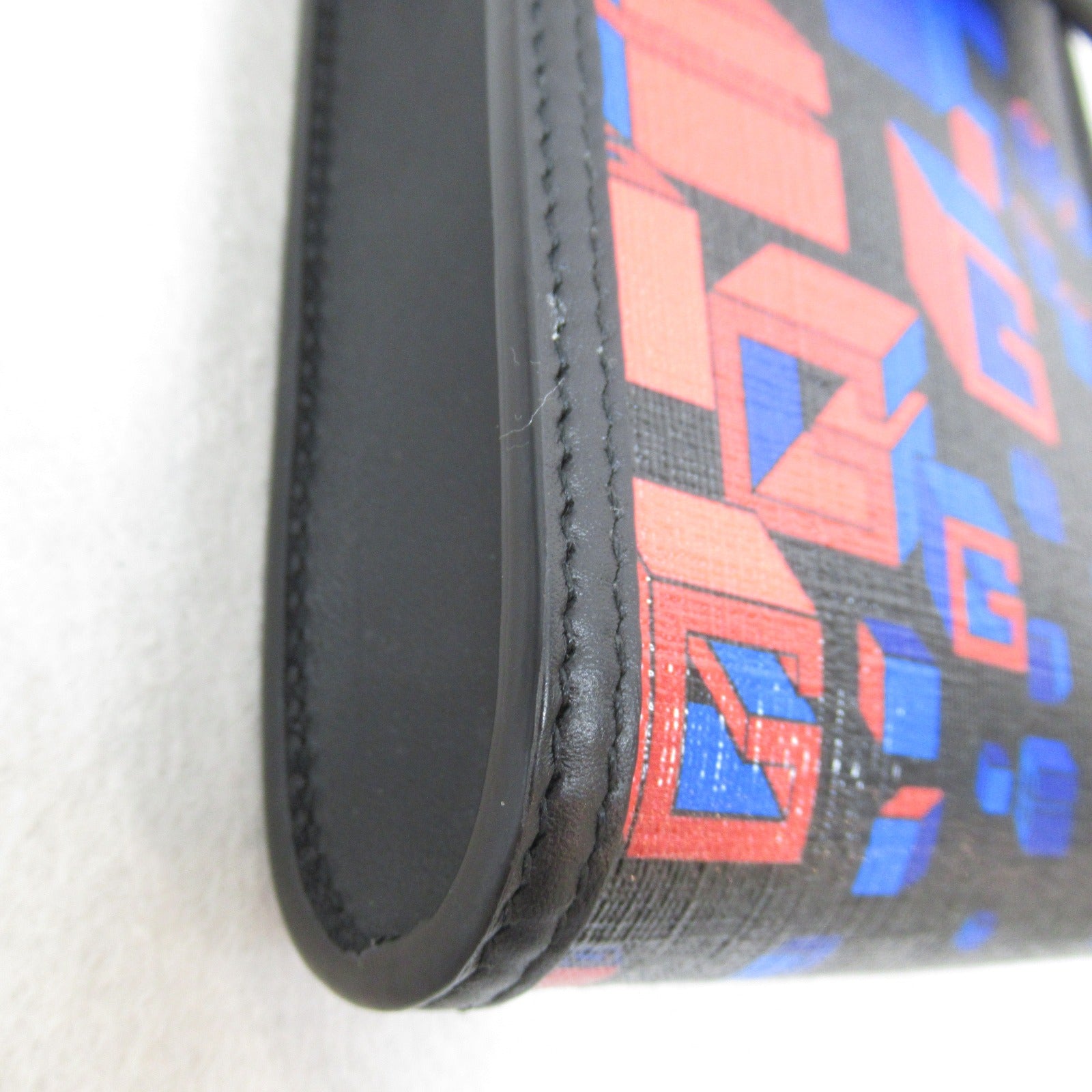 Gucci Gucci Square G-Pace Sder Bag Shoulder Bag PVC Coated Canvas Men  Black / Blue / Red 63766