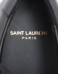 Saint Laurent Leather Trainers 46 Men Black 606833 Change
