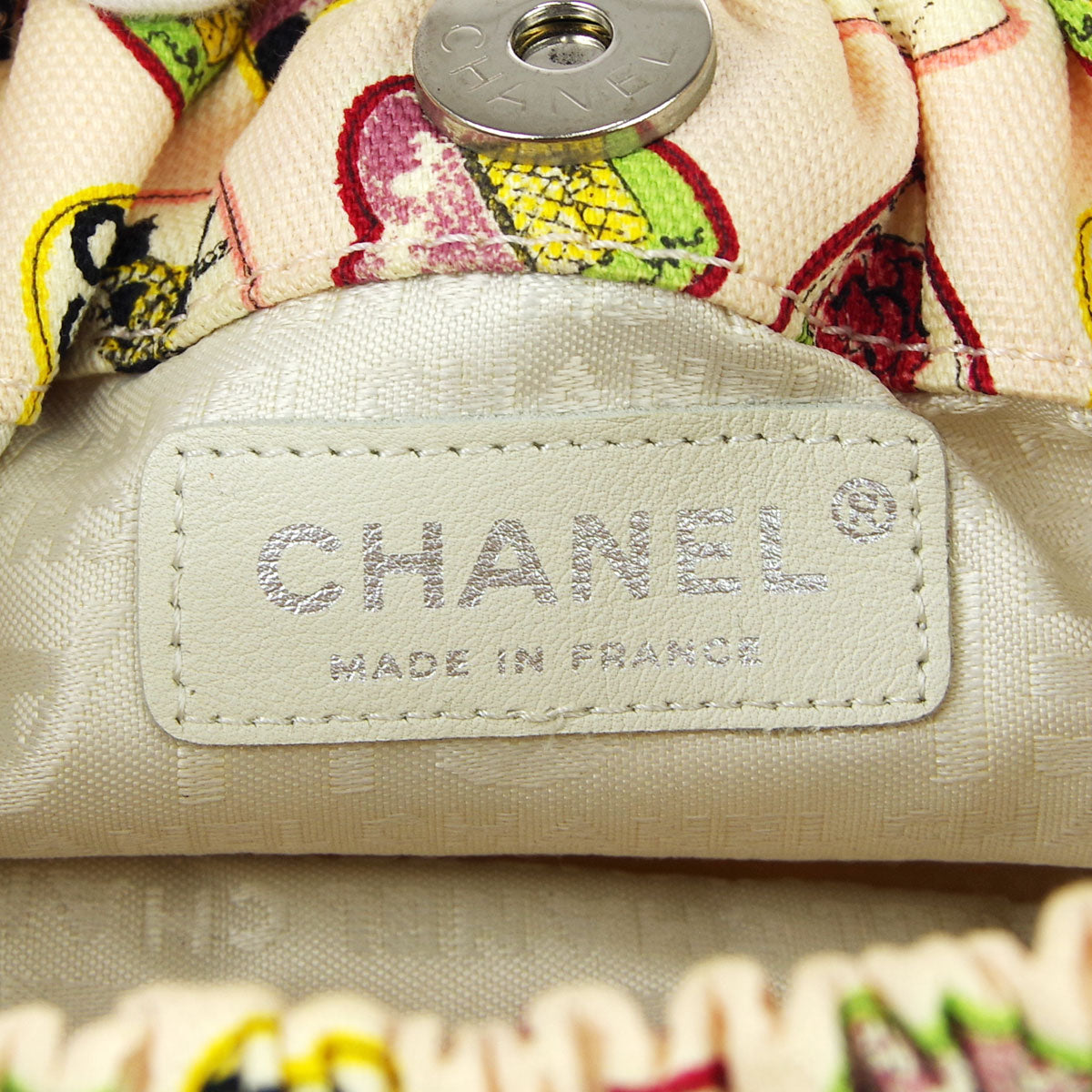 Chanel Pink Canvas Valentine Handbag