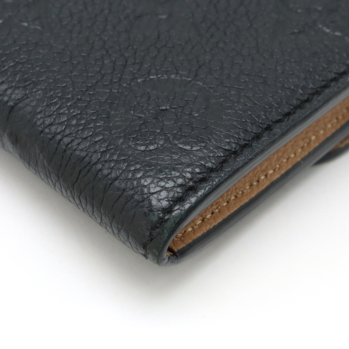 Louis Vuitton Monogram Emplant Portfolio Emily Two Folded Wallet Two Folded Wallet Noneir Black M62369