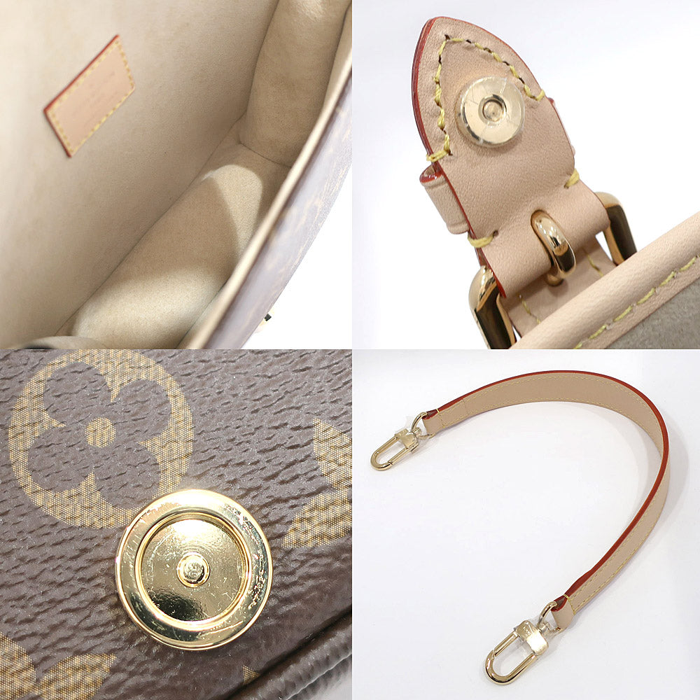 Louis Vuitton Shoulder Bag M46740/ Brown G Gold  Women  2WAY Beautiful Preservation Bag Box