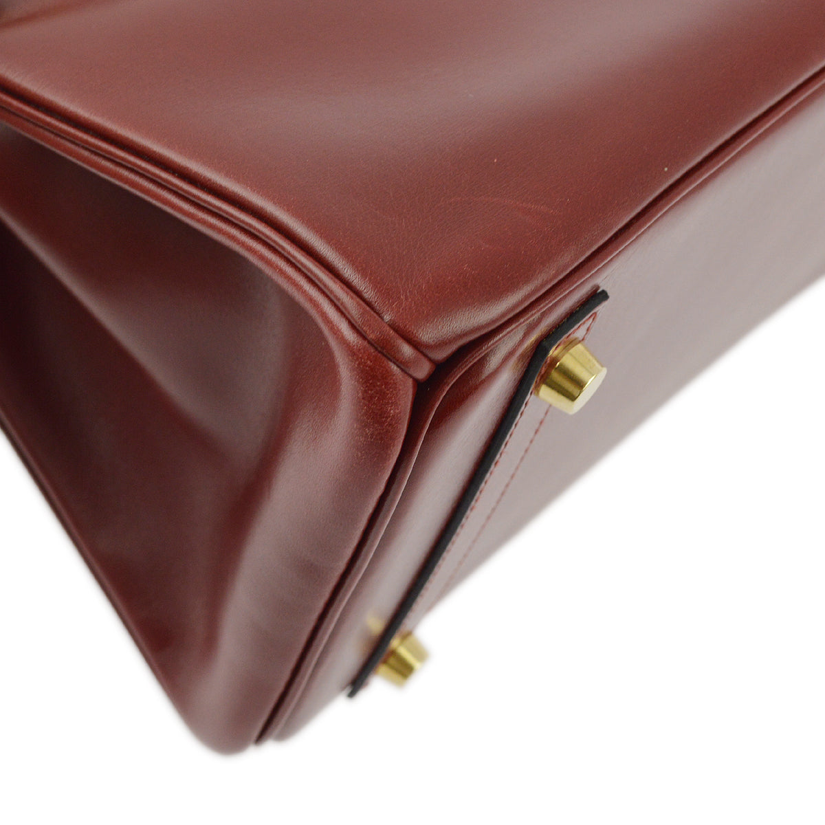 Hermes 2003 Rouge H Box Calf Birkin 30 Handbag