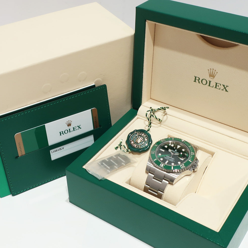 Rolex Submariner D 116610LV Green  s Oaster  SS 18 Years Stainless Automatic Volume    Gallery