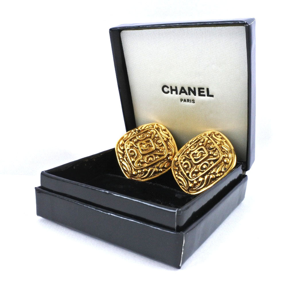 Chanel Chanel Coco Mark Earring Vintage G  French Gold  30g Coco Mark  Earring