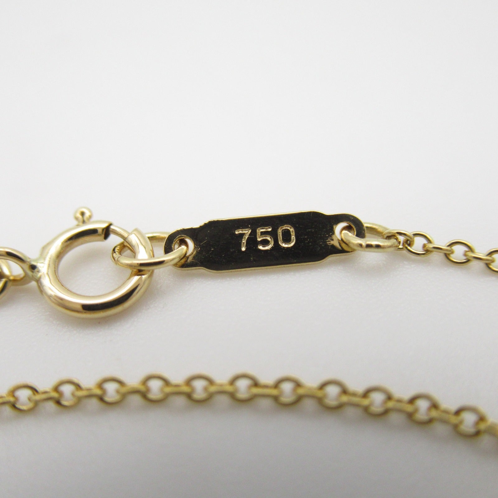 Tiffany TIFFANY&amp;CO Dots Circle Necklace Collar Jewelry Pt950 Platinum K18 (Yellow G) Diamond  Clearance
