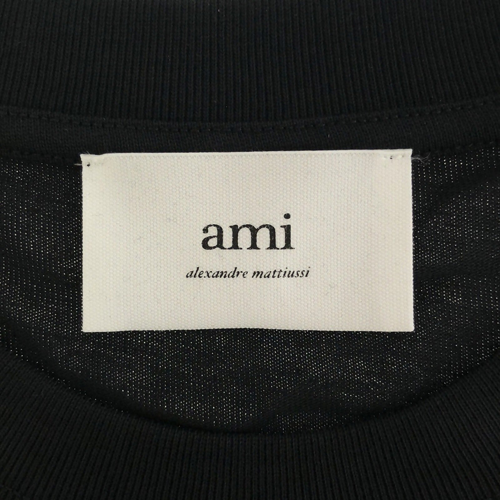 AMI AMI   Tops Cotton  Black UTS205.726001M