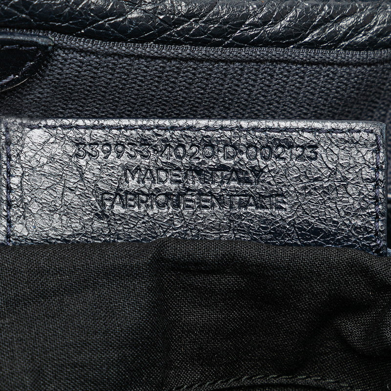 Balenciaga Navy Cabus S Handbag 339933 Navy Leather  BALENCIAGA