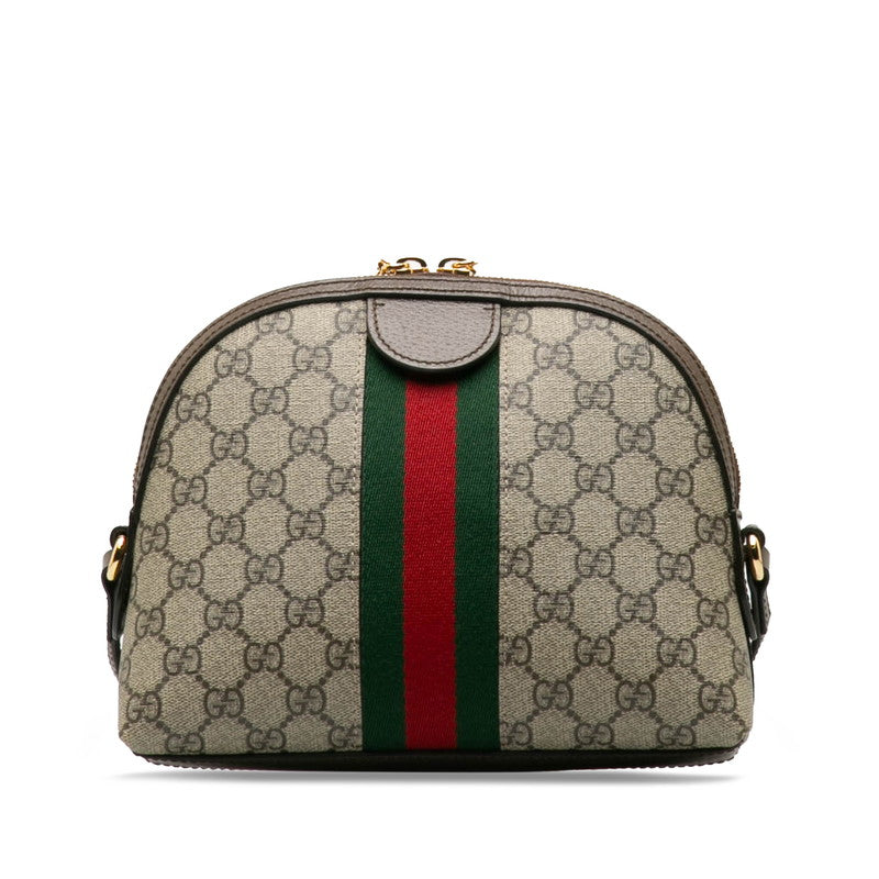 Gucci Ophidia GG Supreme Diagonal Shoulder Bag 499621 Brown Women's