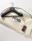 Fendi 20 Years Wool X Casimir Jacket 36  Grey X White FNE60I Minkeeper
