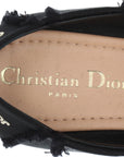 Christian Dior Dior Songe 24SS Fabric Ballet Shoes 36.5  Black MD1223 Ballerina Sonja Fringe Long Strap