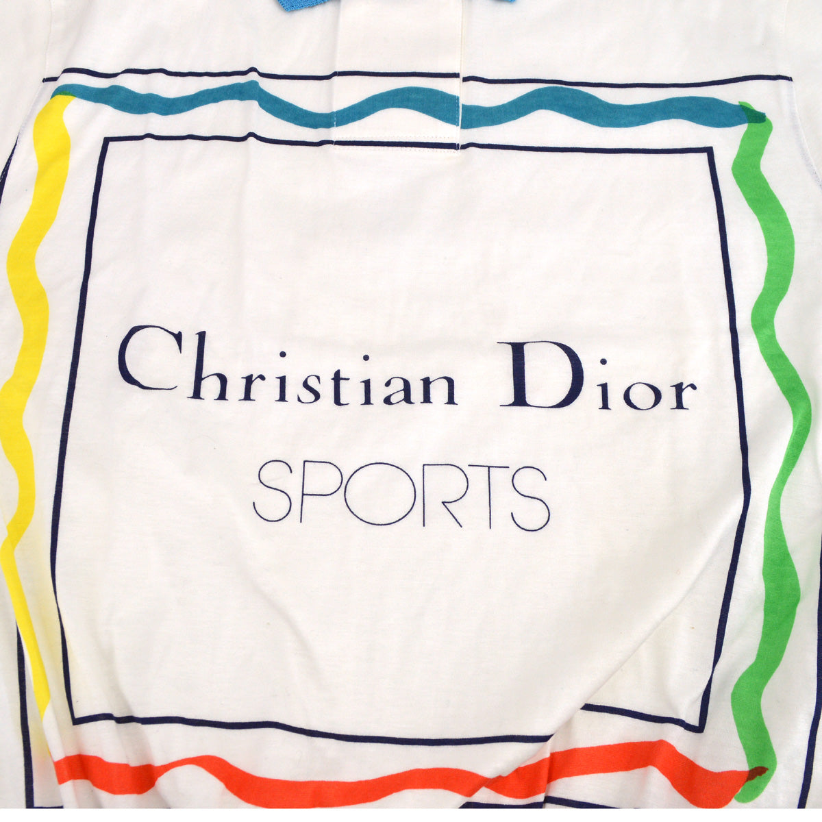 Christian Dior 1990s Sports Polo T-shirt White 