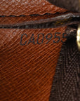 Louis Vuitton Monogram Pochette Crane Coin Case Keycase M62650 Brown PVC Leather  Louis Vuitton