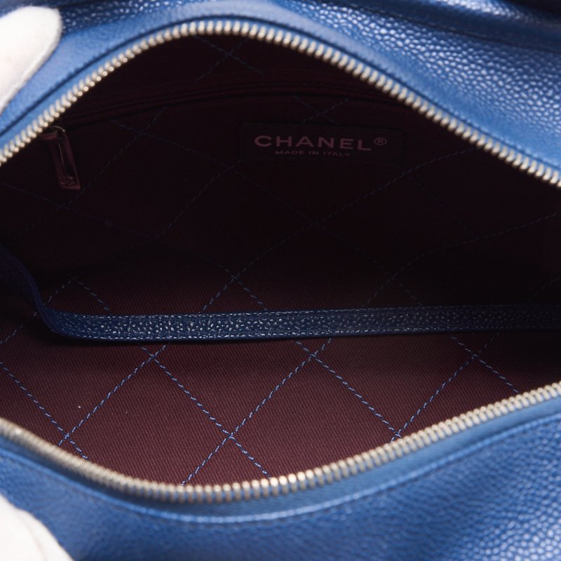 CHANEL Matrasse Coco 2WAY Handbag Caviar S Blue (Silver G ) Handbag  Shoulder Bag Ladies Handbag Hybrid 【 Delivery】 Ladies Handbag Ladies Handbag