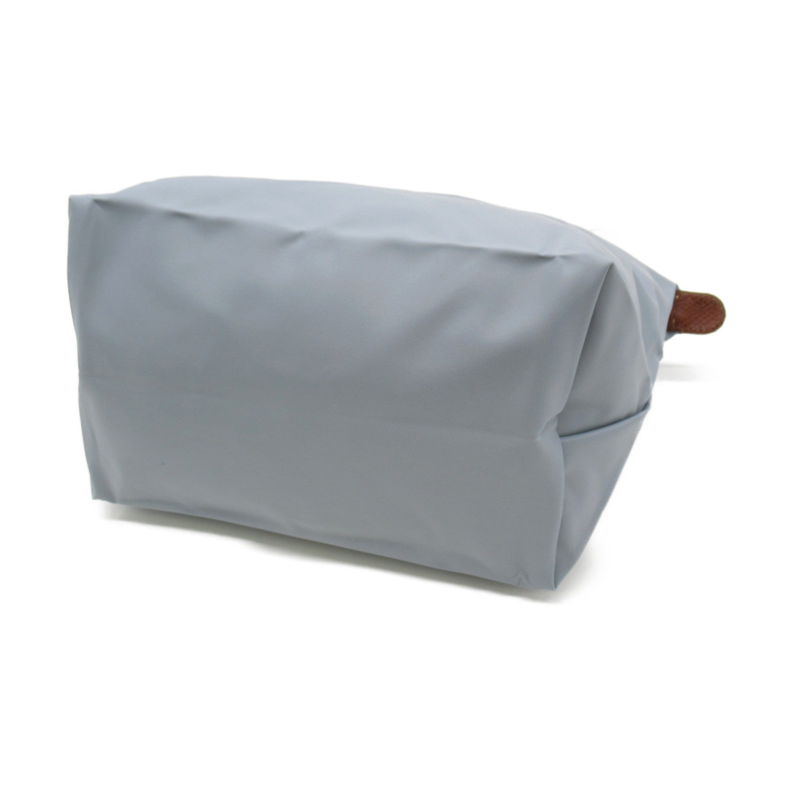 Longchamp Le Priora Original S Top Handle Bag Torch Bag Recycled Polyamide Canvas  Grey Steel L1621089P80
