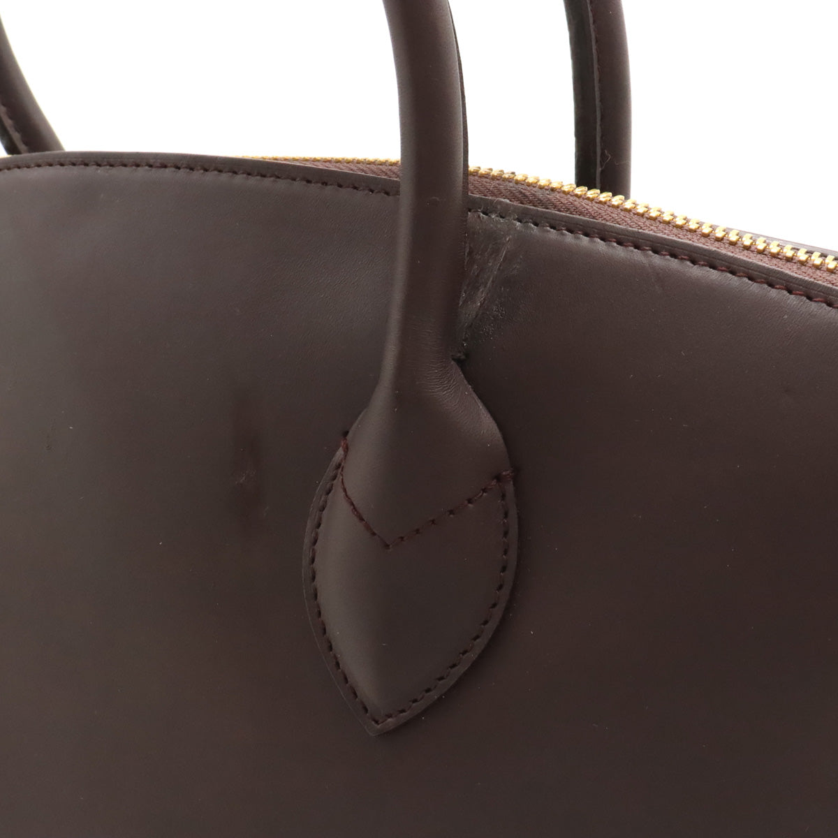 Louis Vuitton Louis Vuitton Nonemad Locket Handbag Leather Mocha Black Tea Gold  Blumin