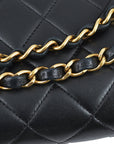 Chanel 1994-1996 Lambskin Single Flap Shoulder Bag