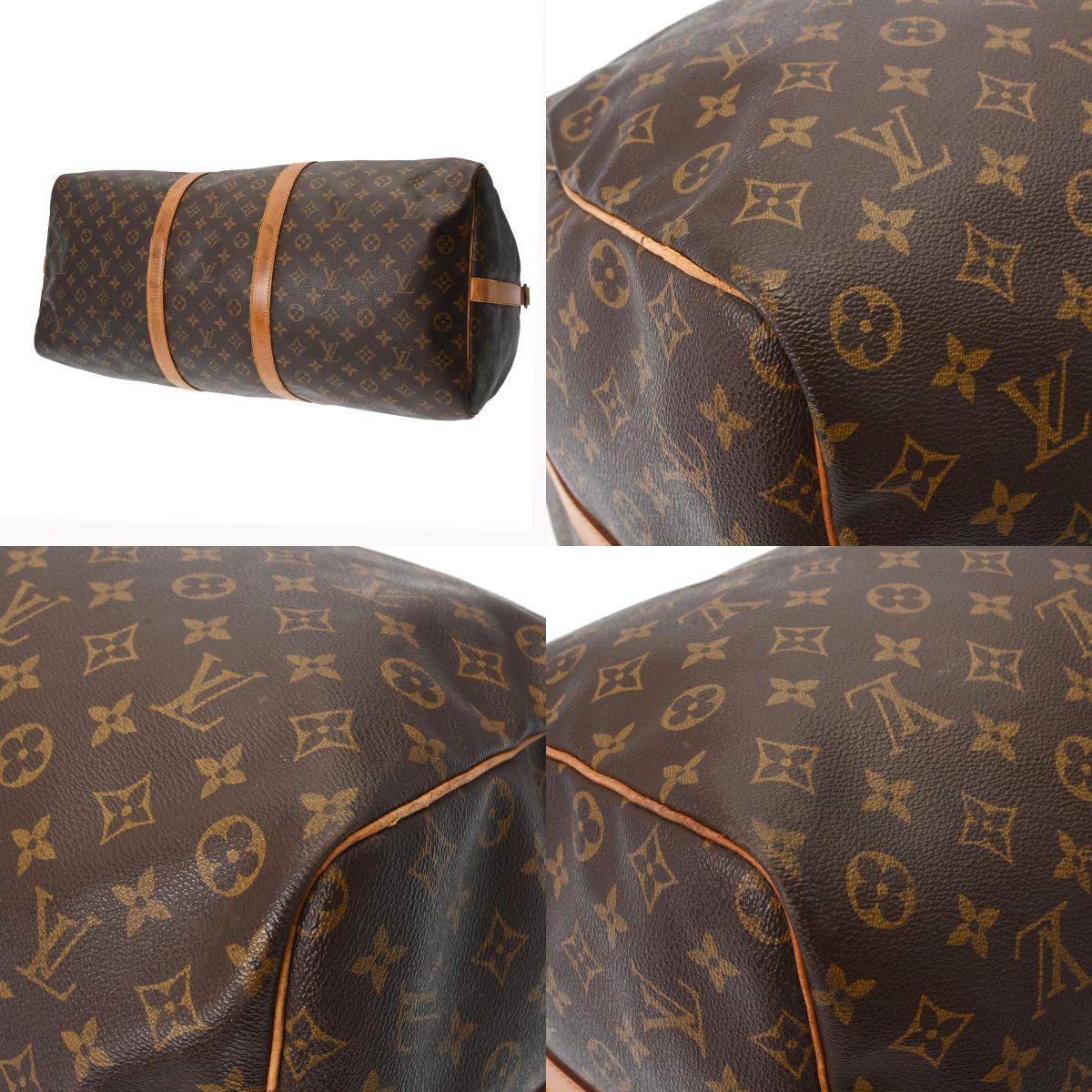 Louis Vuitton Monogram Keepall Bandouliere 60 Brown