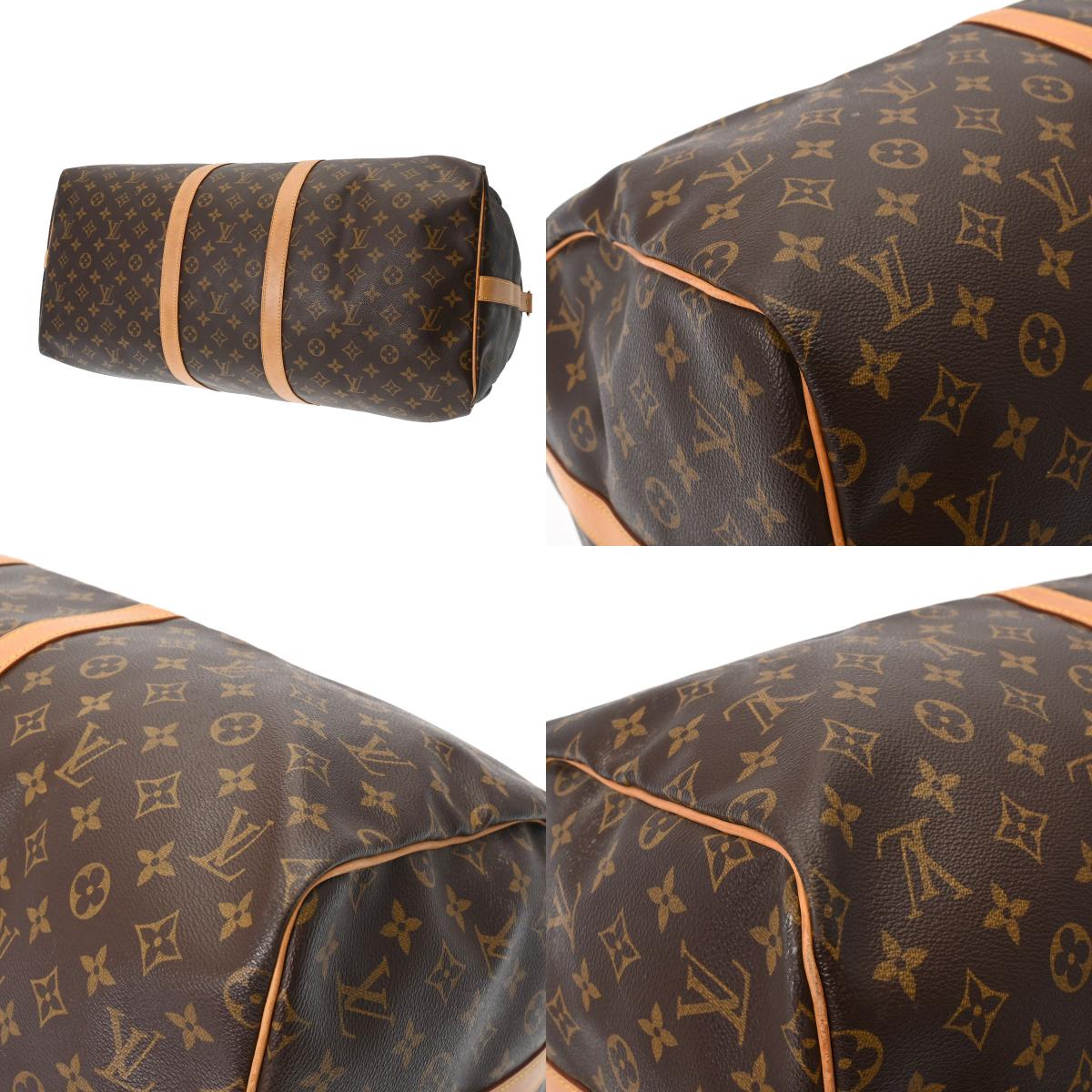 Louis Vuitton Monogram Keepall Bandouliere 55 棕色