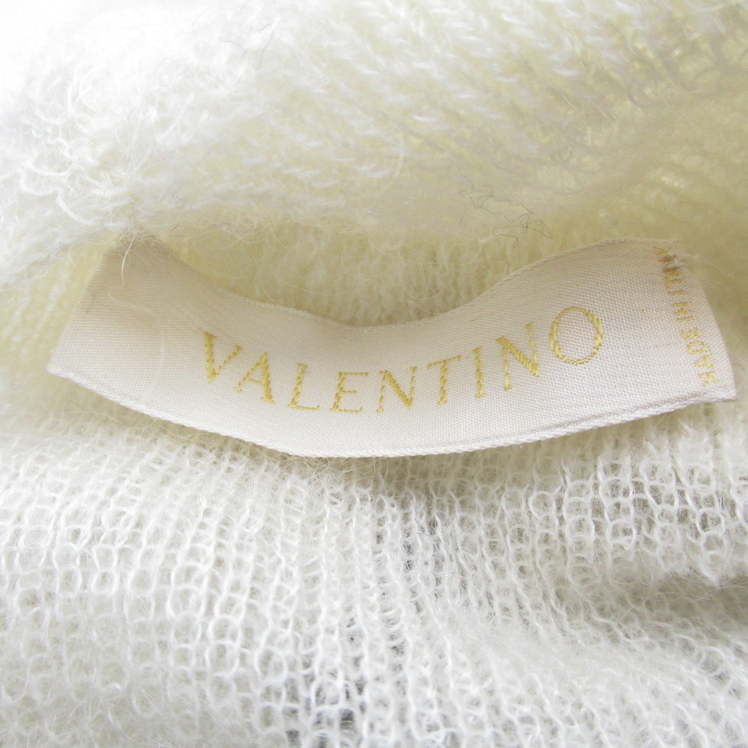 Valentino Valentino s Maffler Clothes Mohae  White/Navy Ladies