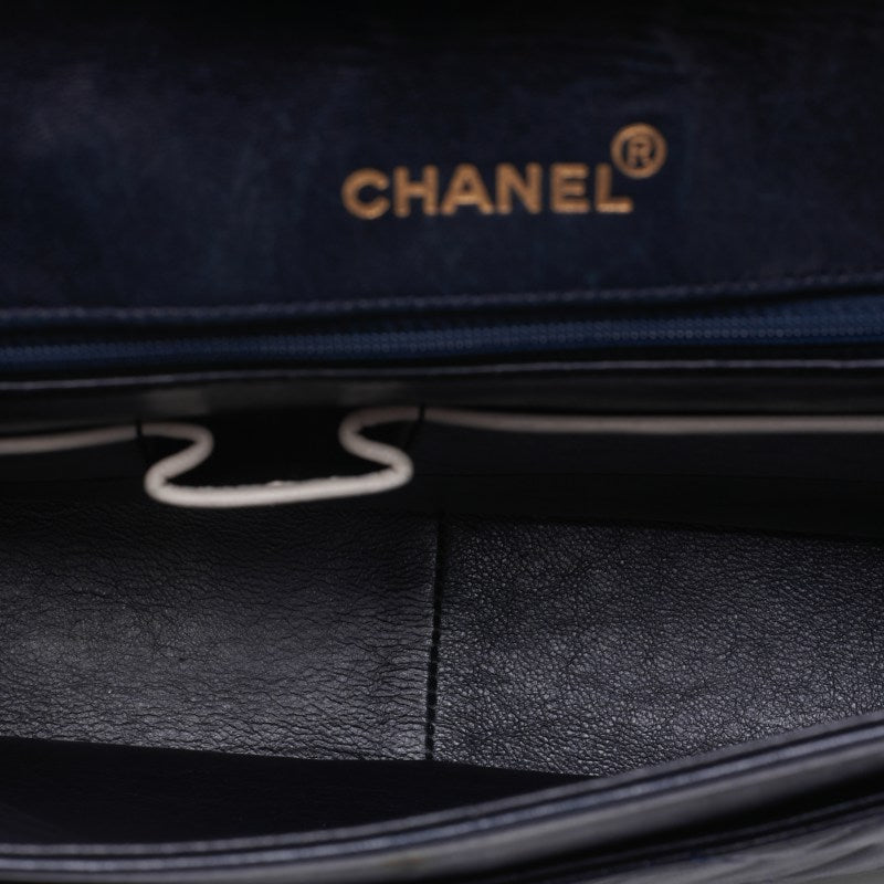 Chanel Matrasse Bicycle Chain Shoulder  Navyx White  Shoulder Bag Mini Shoulder Bag  Bag Hybrid 【 Delivery】  Yabok Online