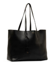 Saint Laurent Tote Bag 394195 black leather ladies