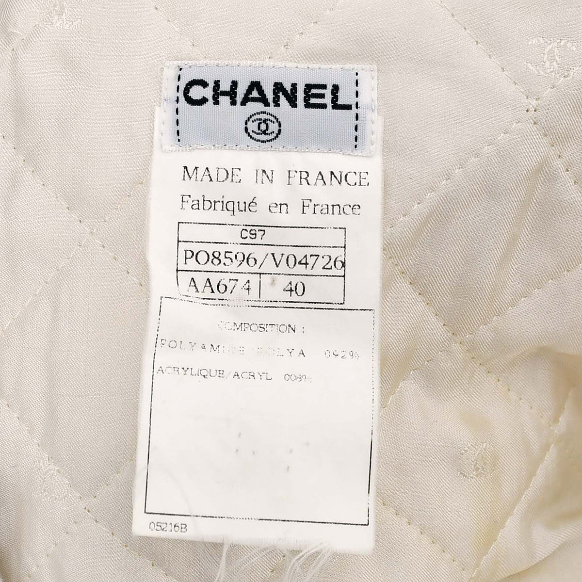 Chanel Cruise 1997 flight jacket 