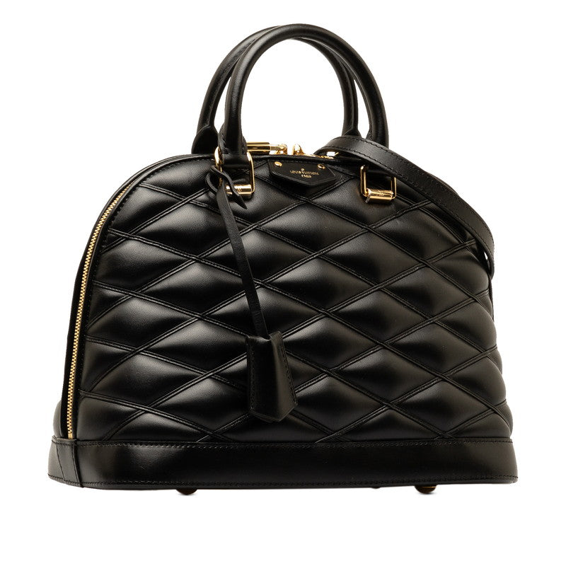 Louis Vuitton Alma PM Handbag 2WAY M23688 Black G Leather LOUIS VUITTON