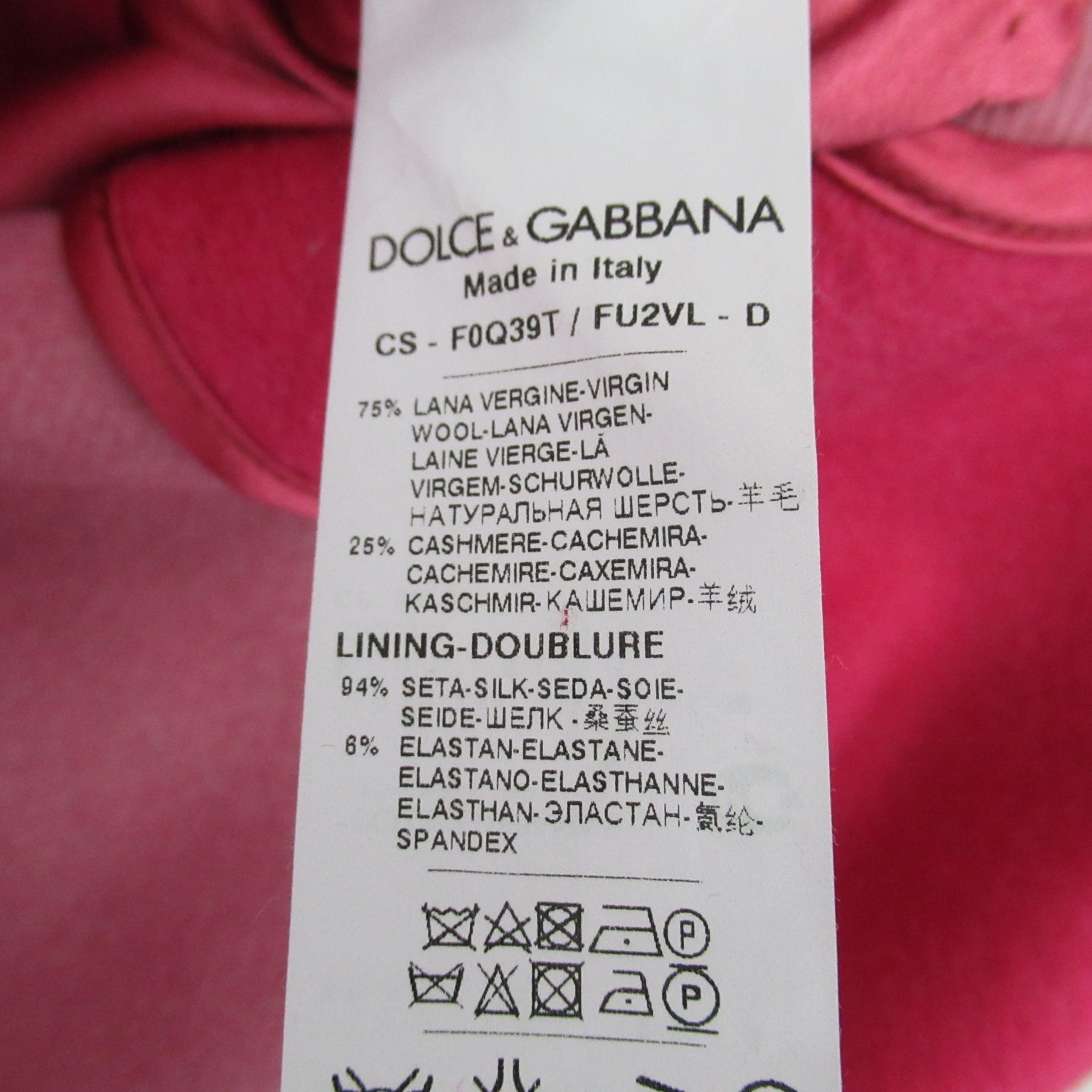 Dolce &amp; Gabbana Double Bracelet   Cashmere  Pink CS-F0Q39T