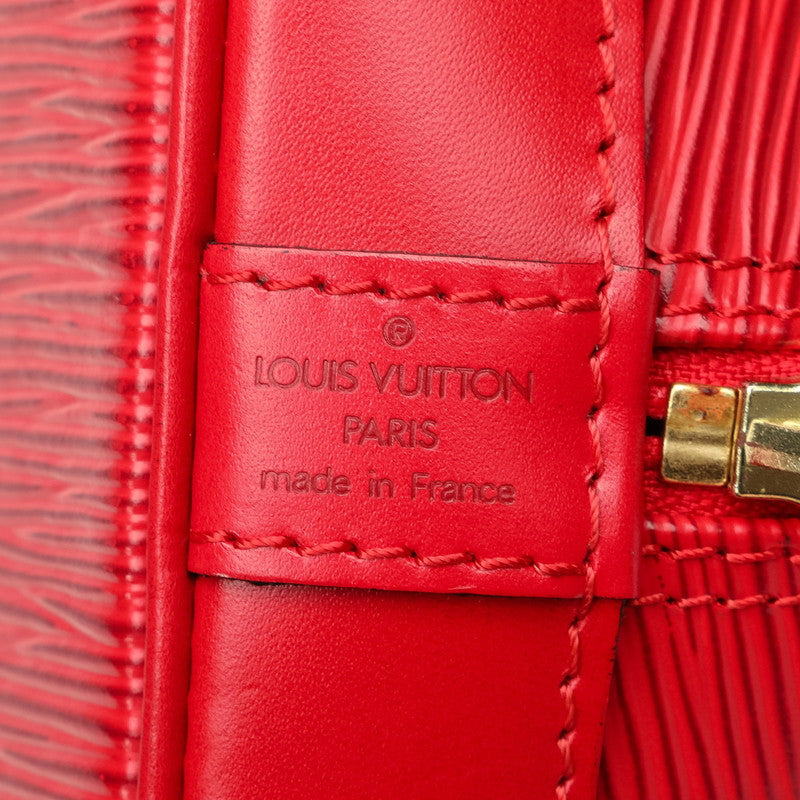 Louis Vuitton Epi Alma Handbag 2WAY M52147 Castilian Red Leather  Louis Vuitton
