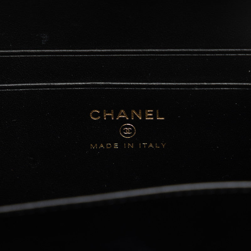 Chanel CC Filigree Chain Shoulder Bag Vanity Bag Black G Caviar S  CHANEL