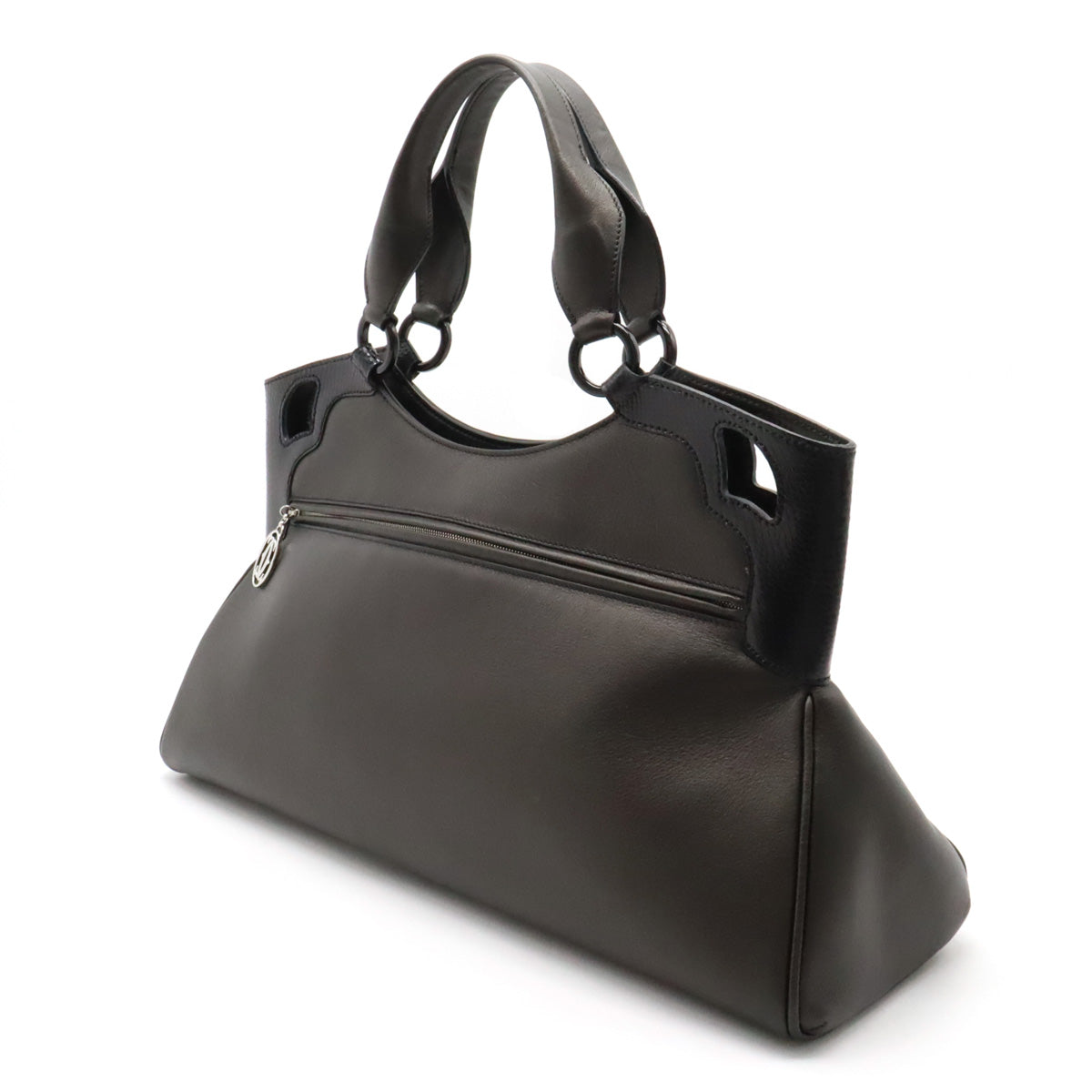Cartier Cartier du Cartier Martello MM Handbag Handbag Leather Bag Black L1000828