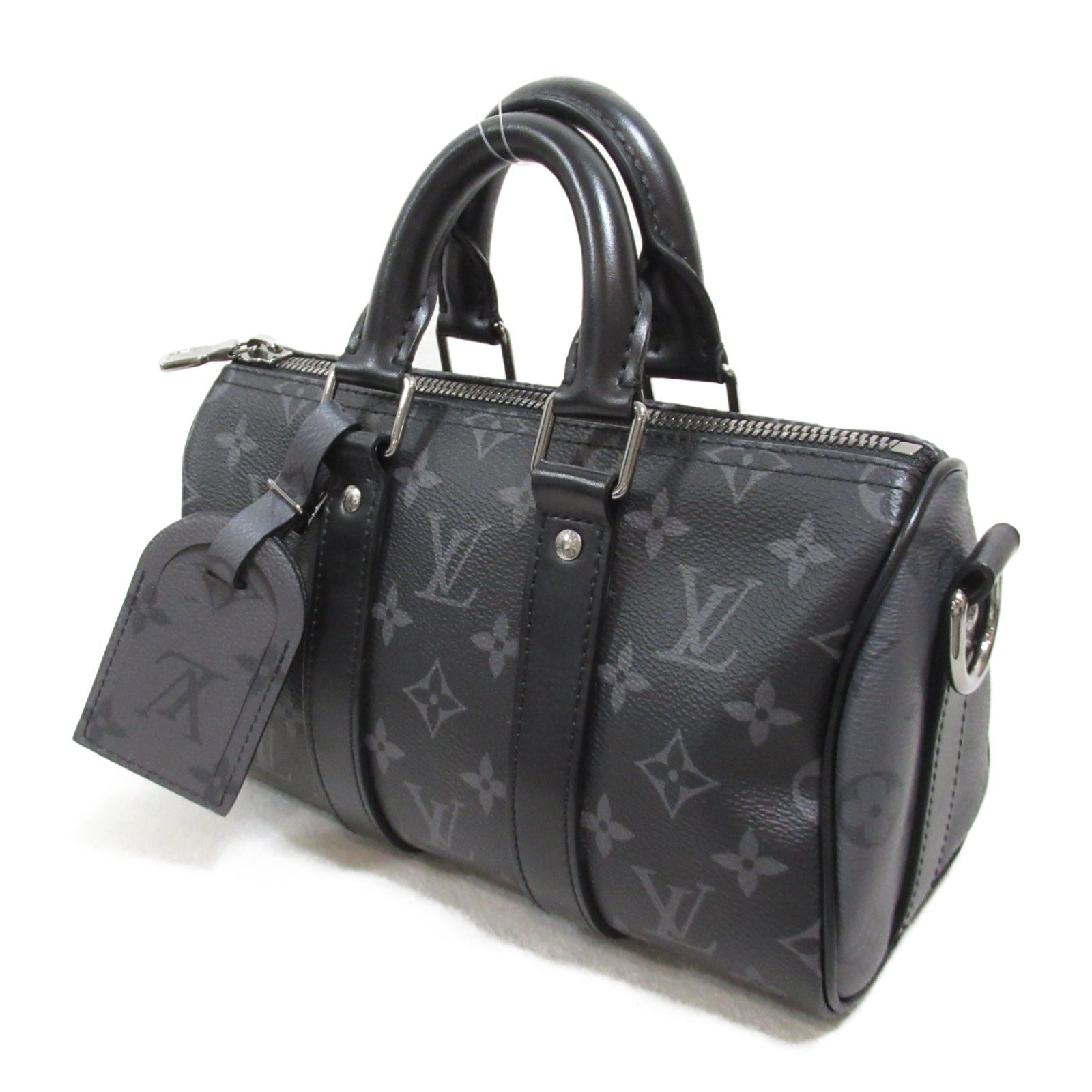 Louis Vuitton Louis Vuitton Keepall Bandrier 25 2w Shoulder Bag 2way Shoulder Bag PVC Coated Canvas Monogrammic Eclipse   Grey M46271