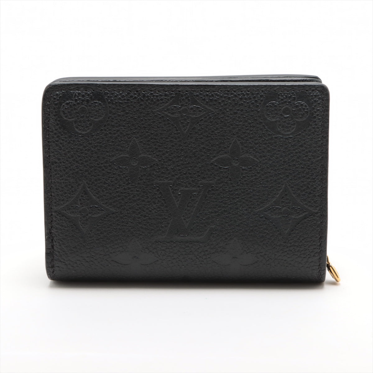 Louis Vuitton Monogram Emplant Portfolio Clair M80151 Noneir Compact Wallet