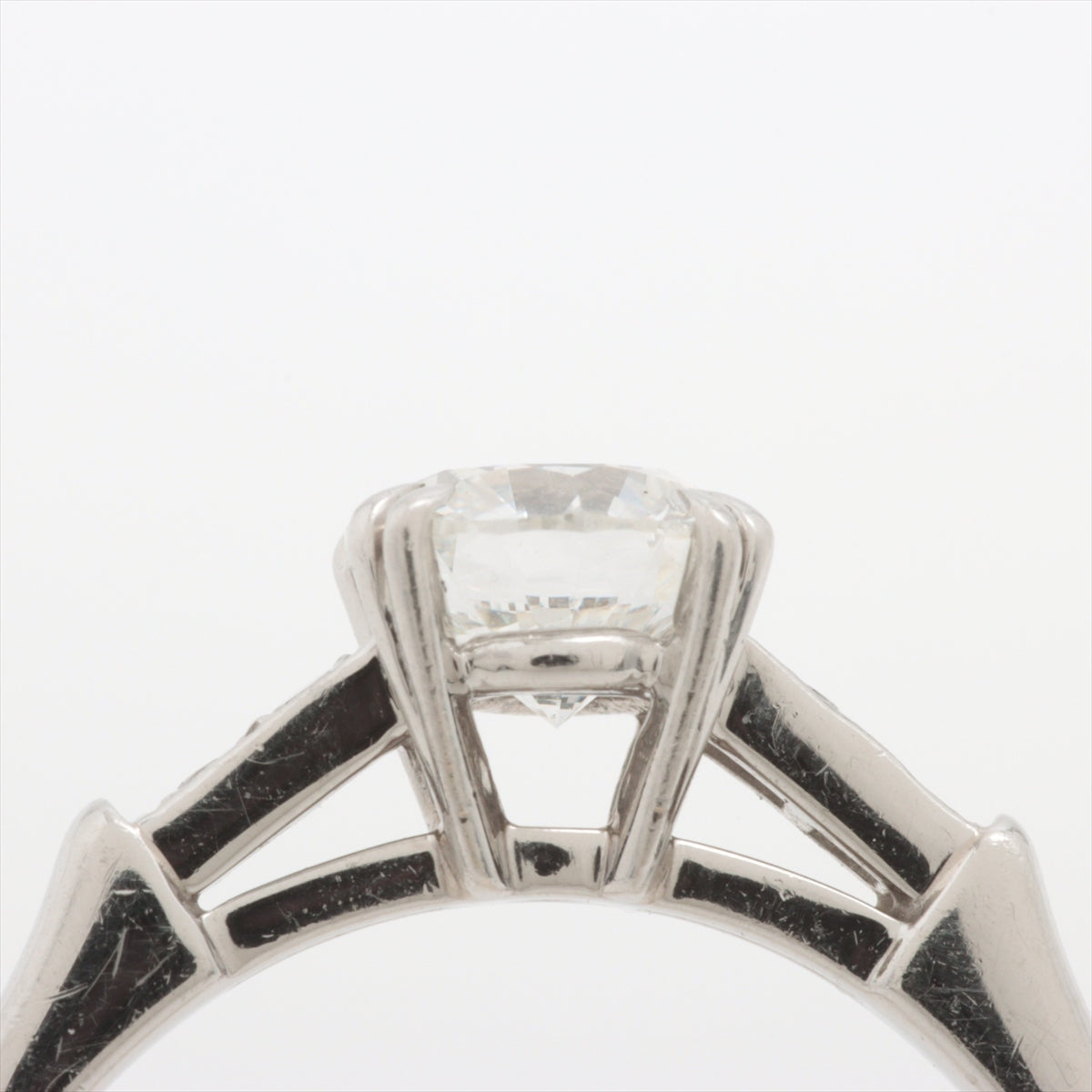 Harry Winston Trist Diamond Ring Pt950 3.5g 0.70 F VS1 VG NONE GIA 2005